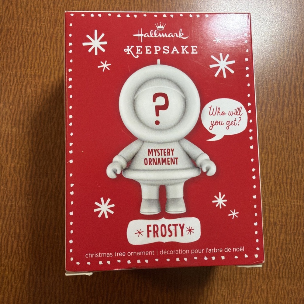 Hallmark 2013 Mystery Ornament Frosty Friend Mystery 1 of 3 Designs -German